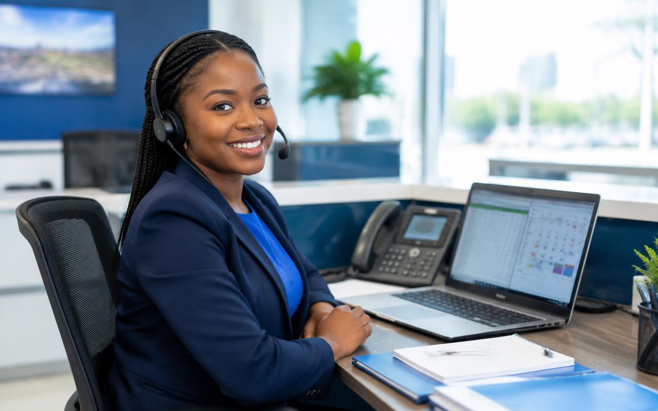 Customer Service, Office Duties & AI learners developing practical workplace skills