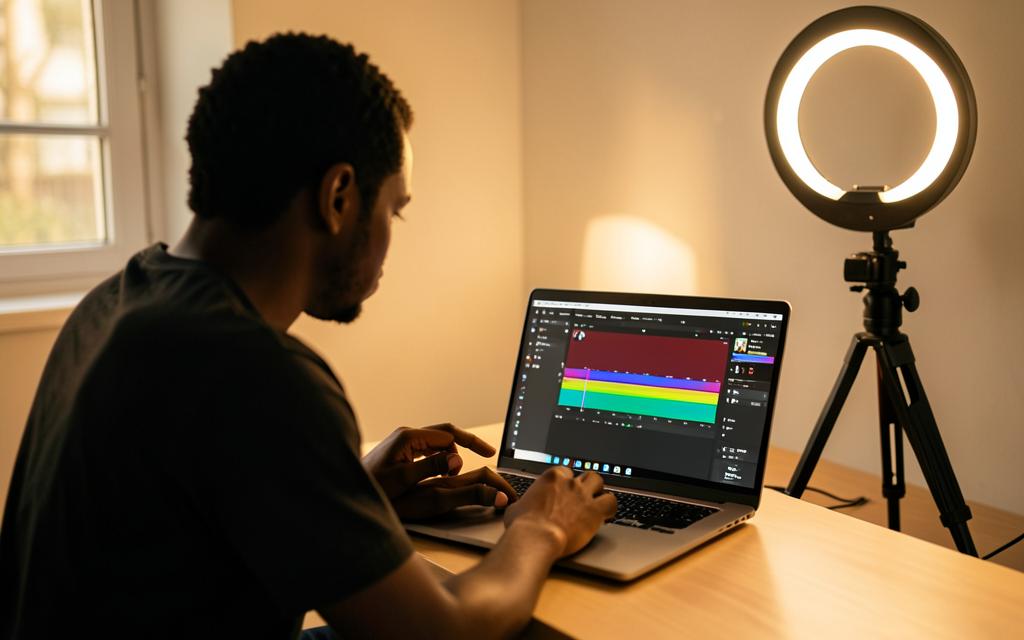 Video Editing & Content Production learners developing practical workplace skills